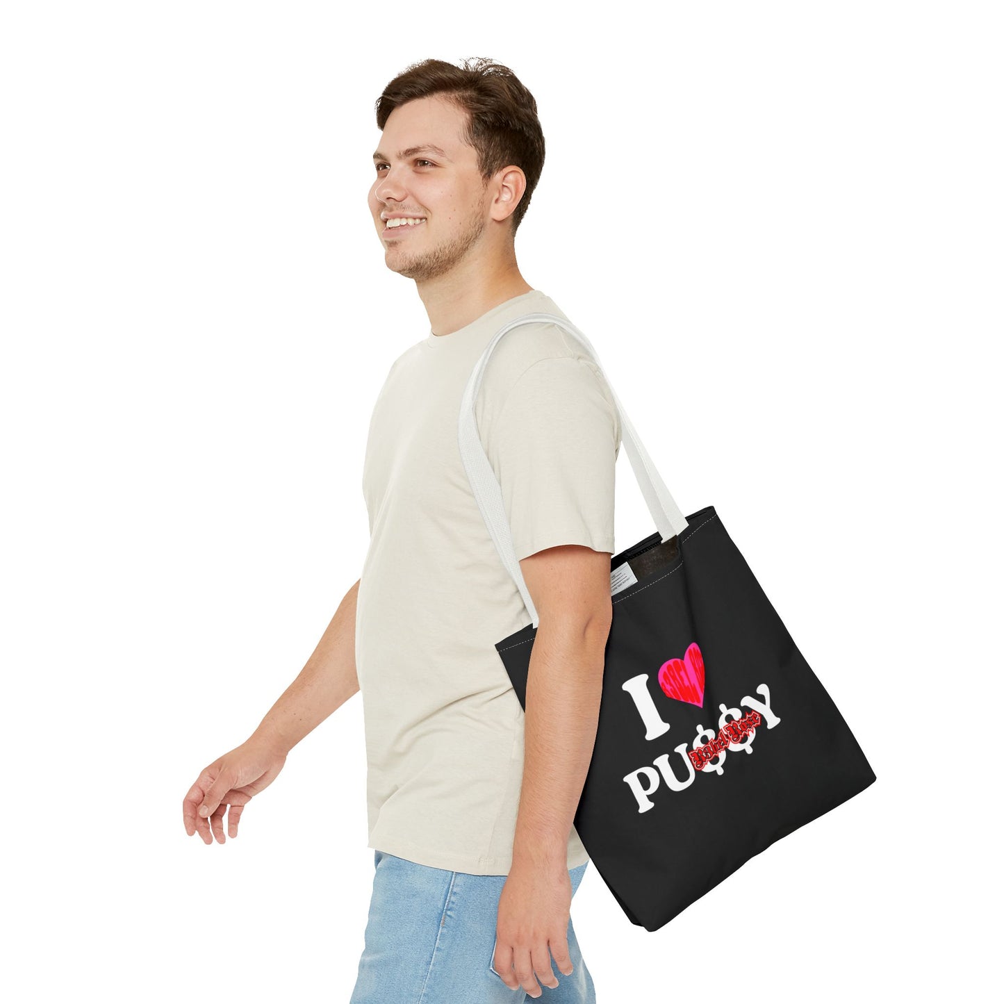I LOVE P*$$Y Tote Bag
