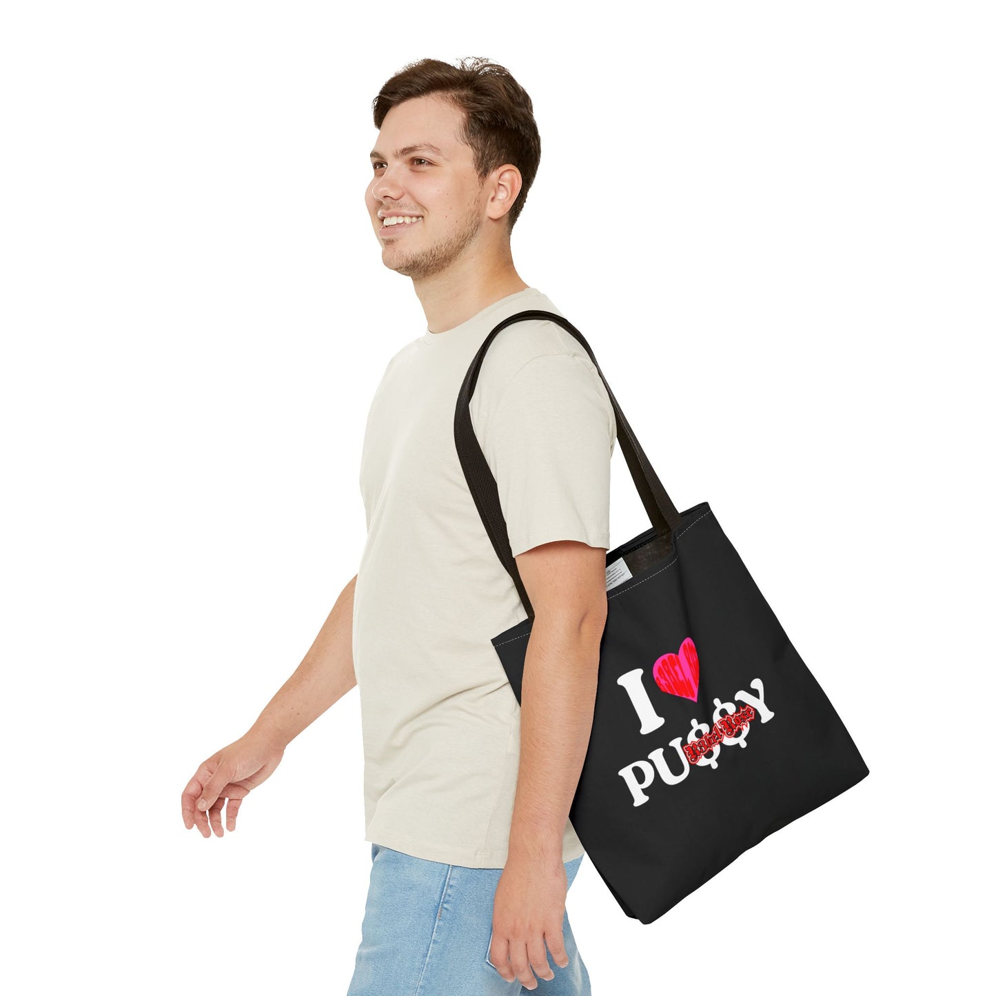 I LOVE P*$$Y Tote Bag