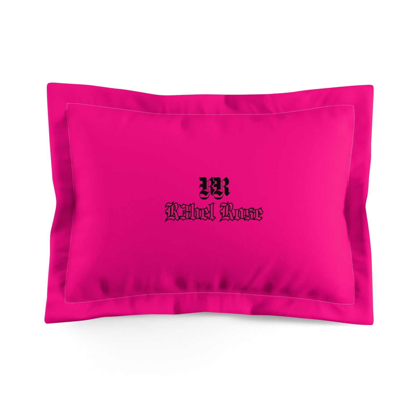 Pink Microfiber Pillow Sham