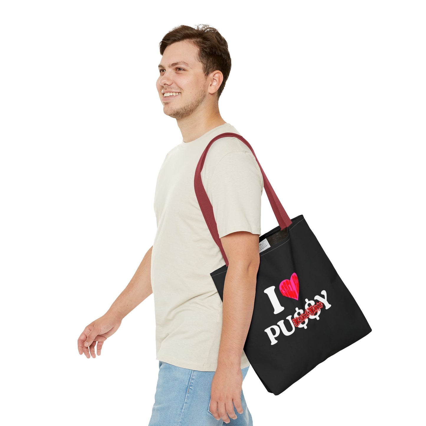 I LOVE P*$$Y Tote Bag