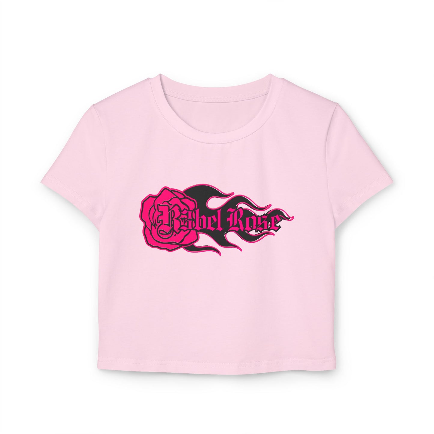 Pink Rose Fireball Baby Tee