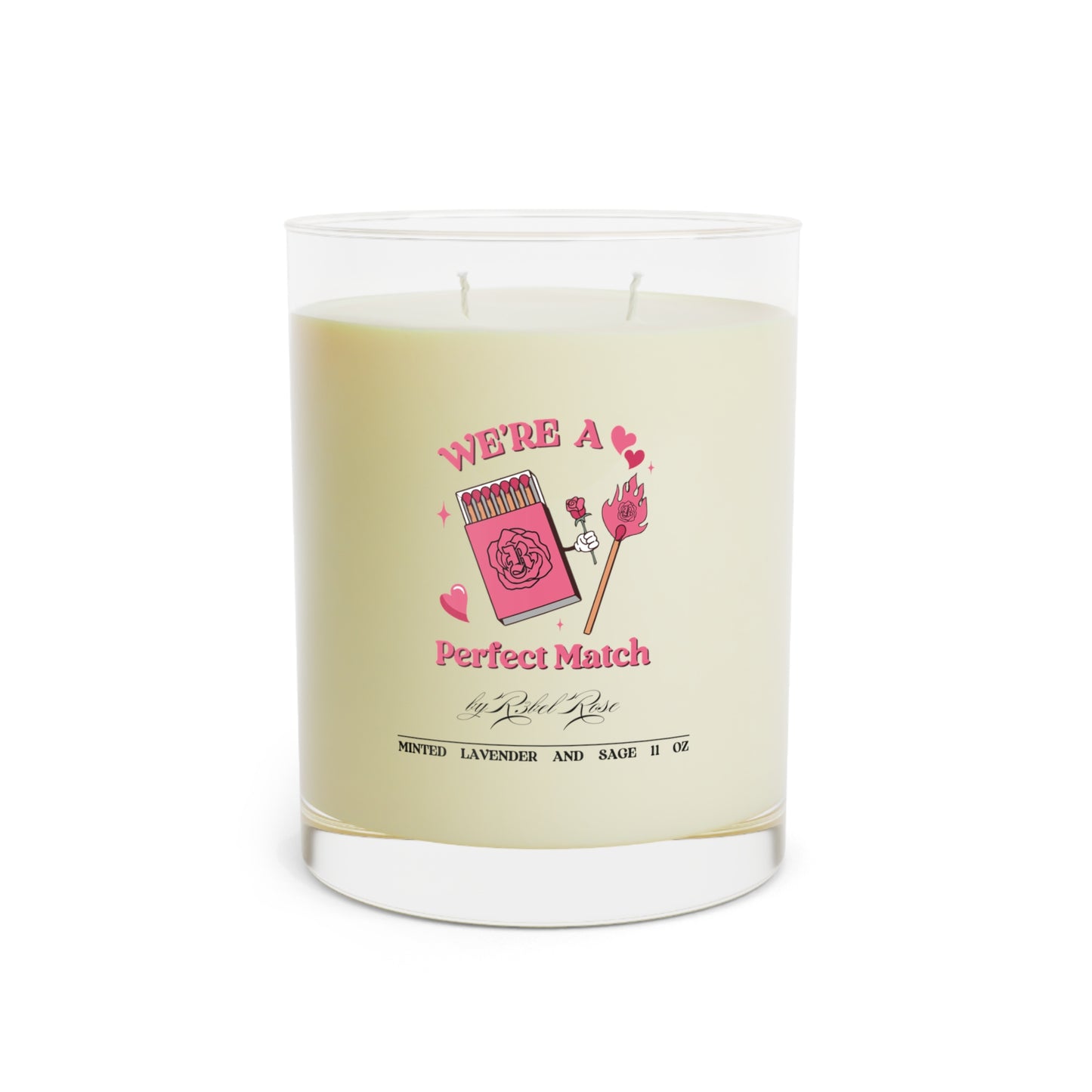 Perfect Match Scented Candle - Full Glass, 11oz