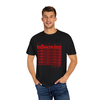 Red Influencing Under the Influence Tee