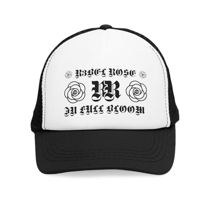 Black RR in Full Bloom Mesh Cap