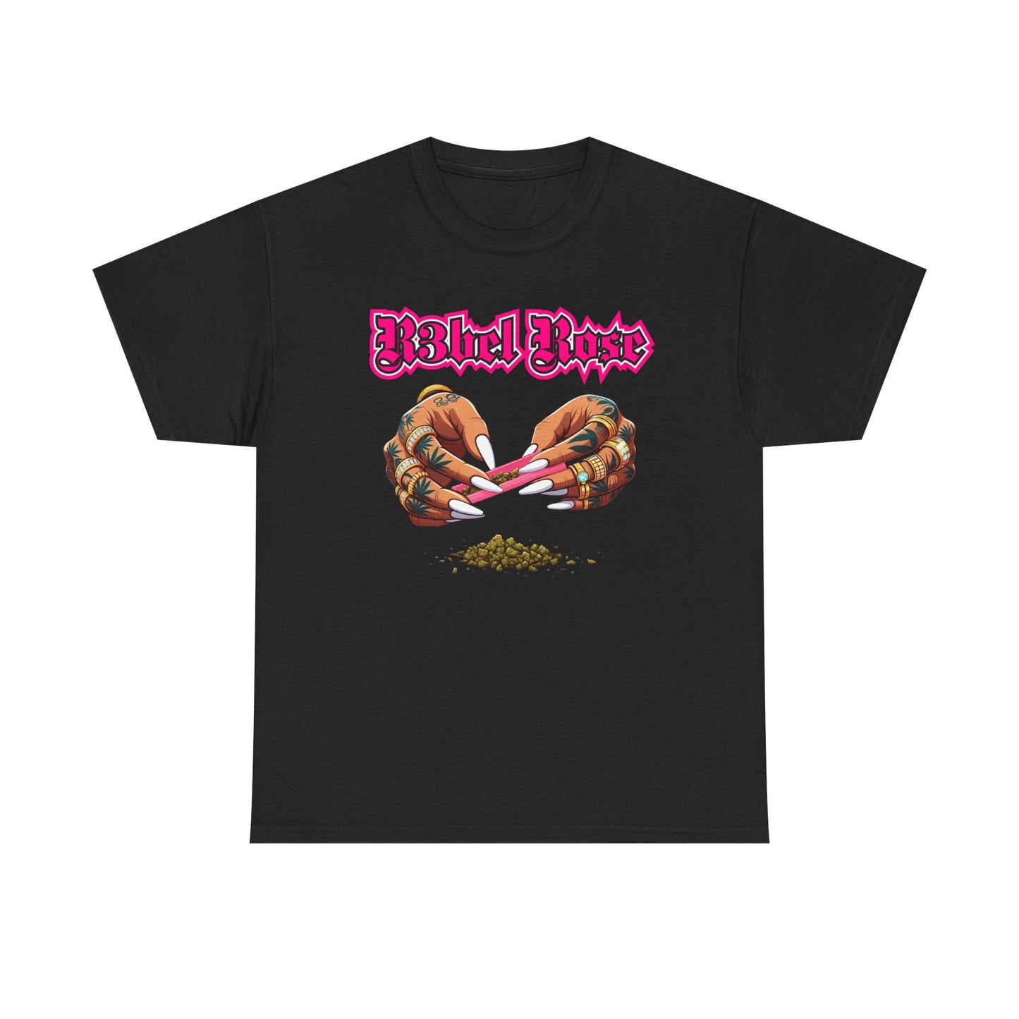 Pink Roll Up Tee