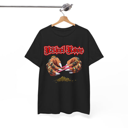 Red Roll Up Tee