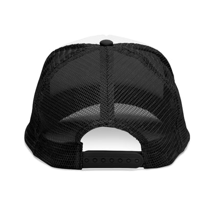 Black RR in Full Bloom Mesh Cap