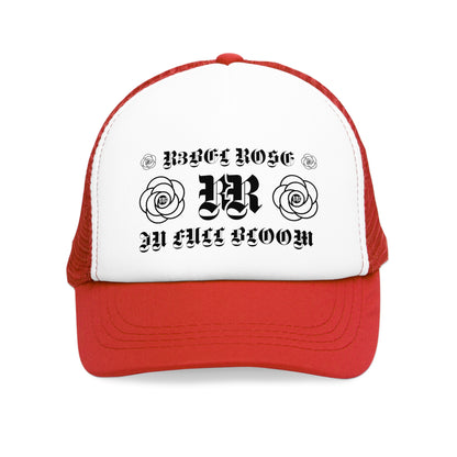Black RR in Full Bloom Mesh Cap