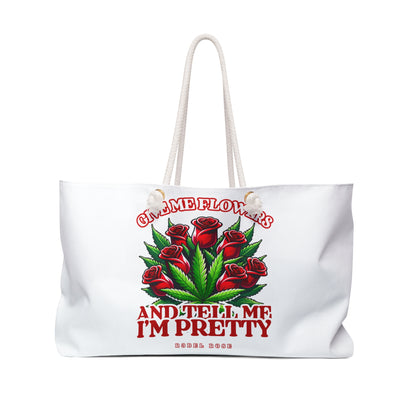 Give Me Flowers Weekender Bag