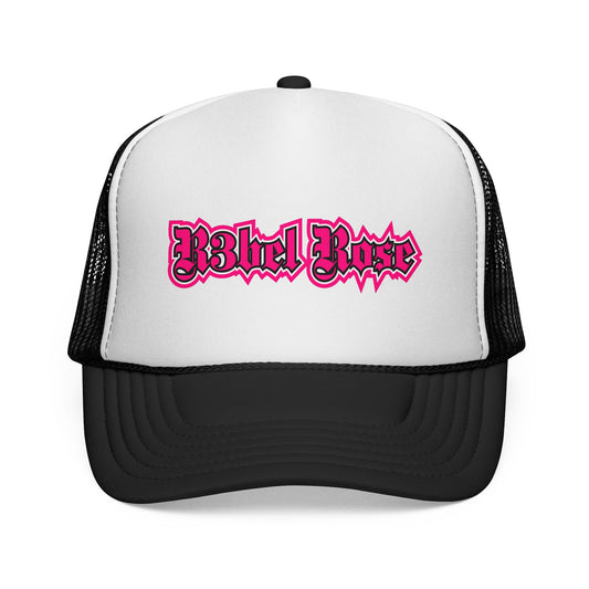 Pink Print Trucker