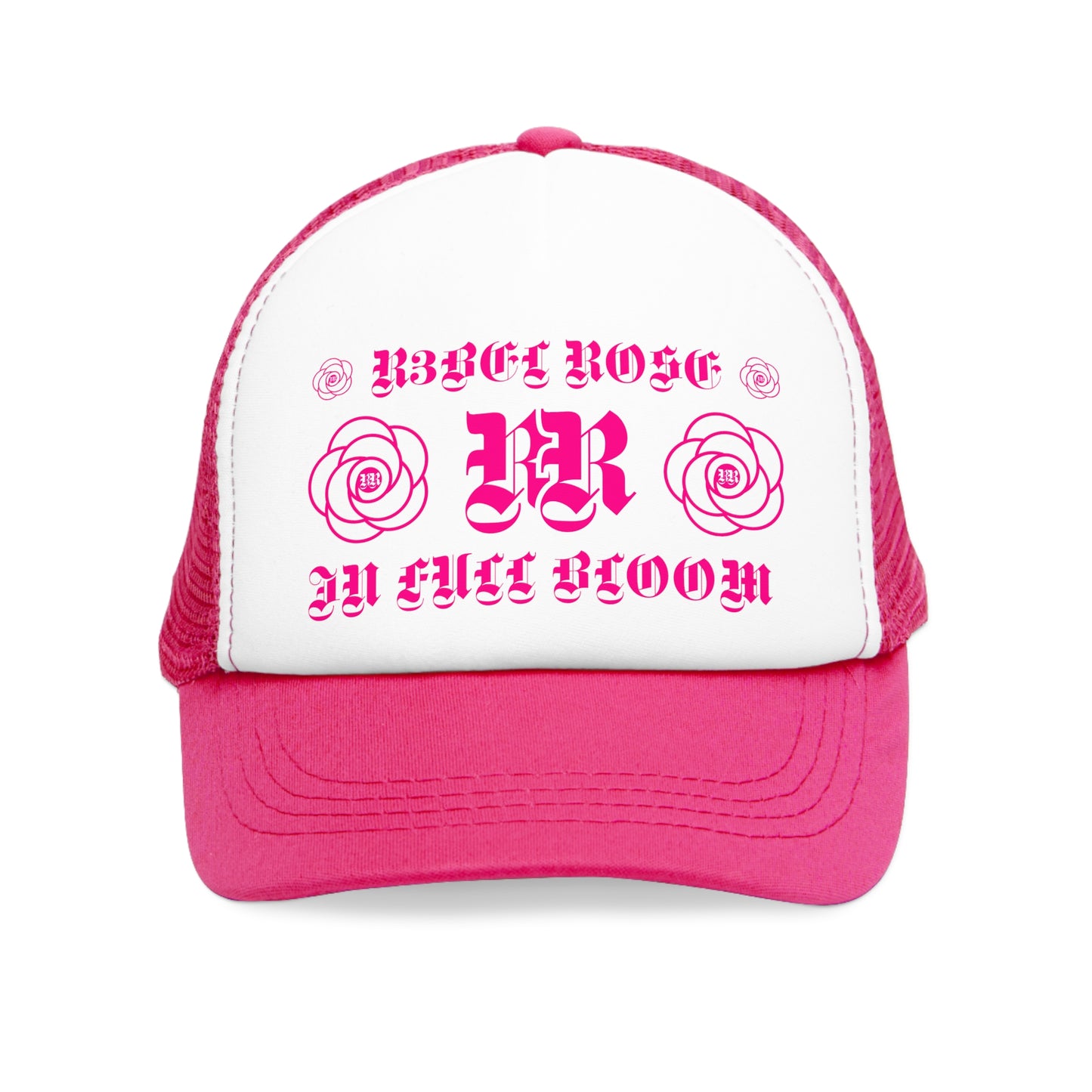 Pink in Full Bloom Mesh Cap
