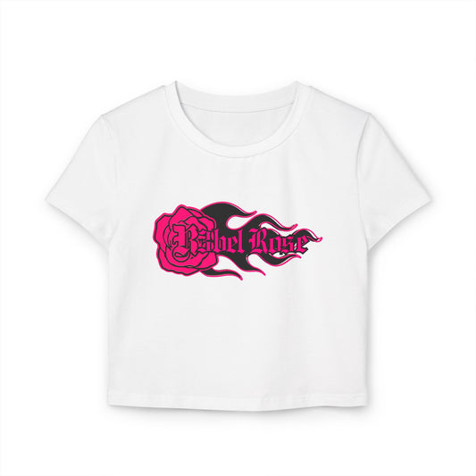 Pink Rose Fireball Baby Tee