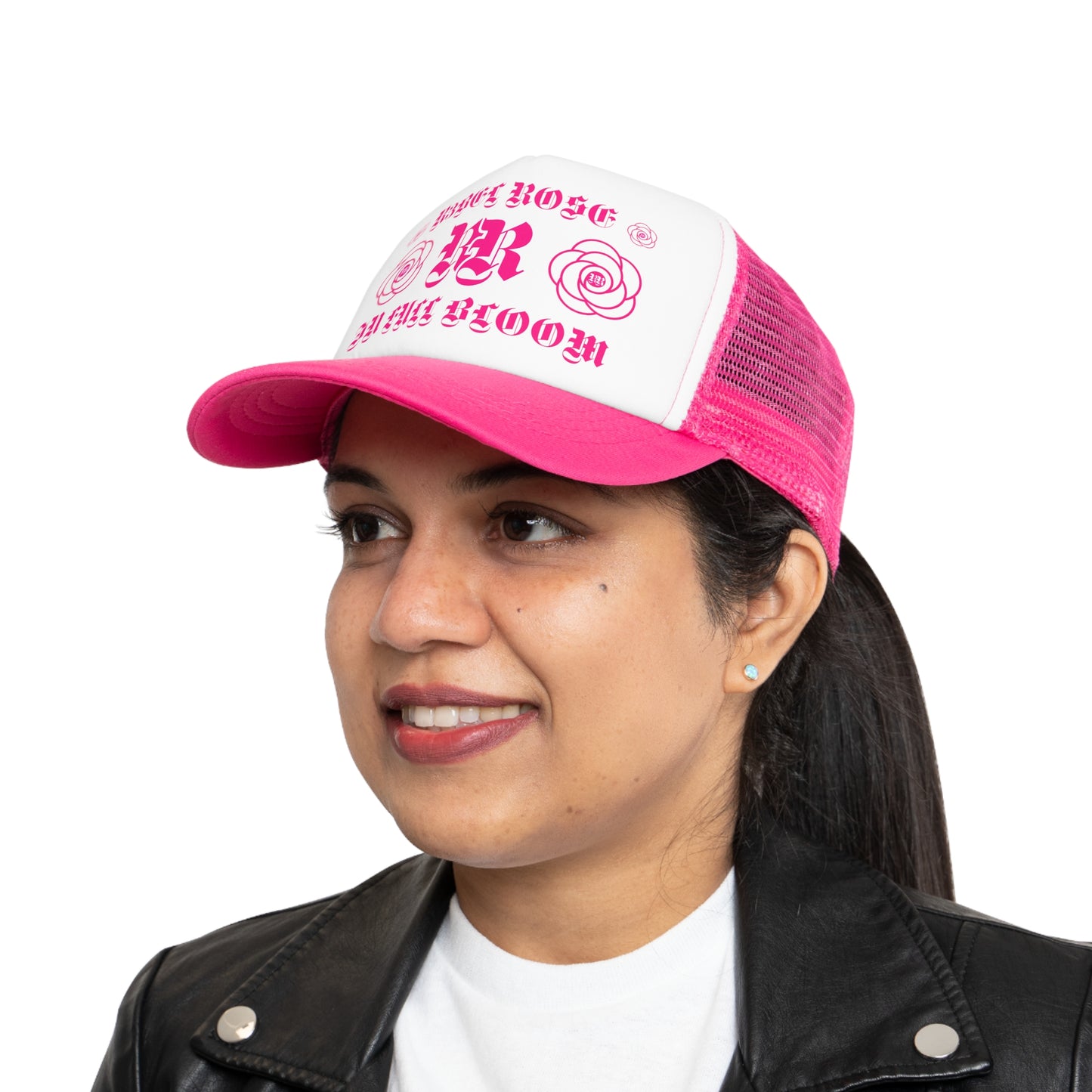 Pink in Full Bloom Mesh Cap