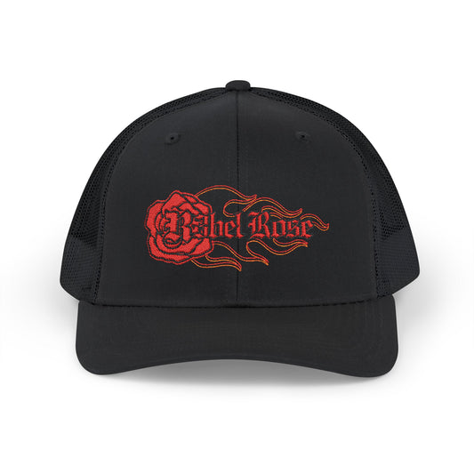 Embroidered Snapback Trucker