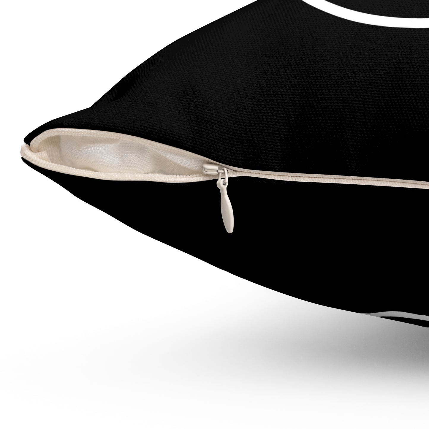 Black RR Square Pillow