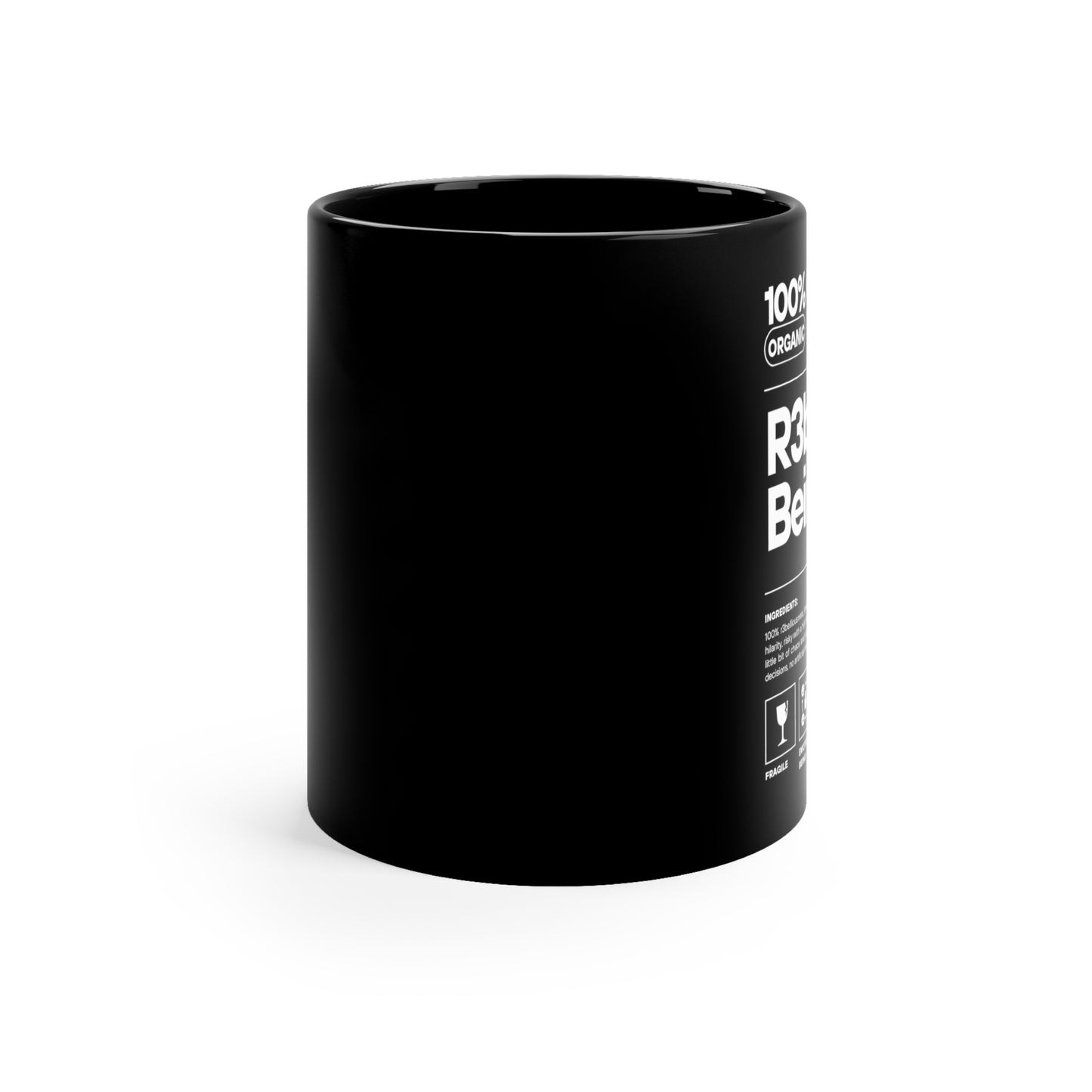 Black R3bellious Coffee Mug, 11oz