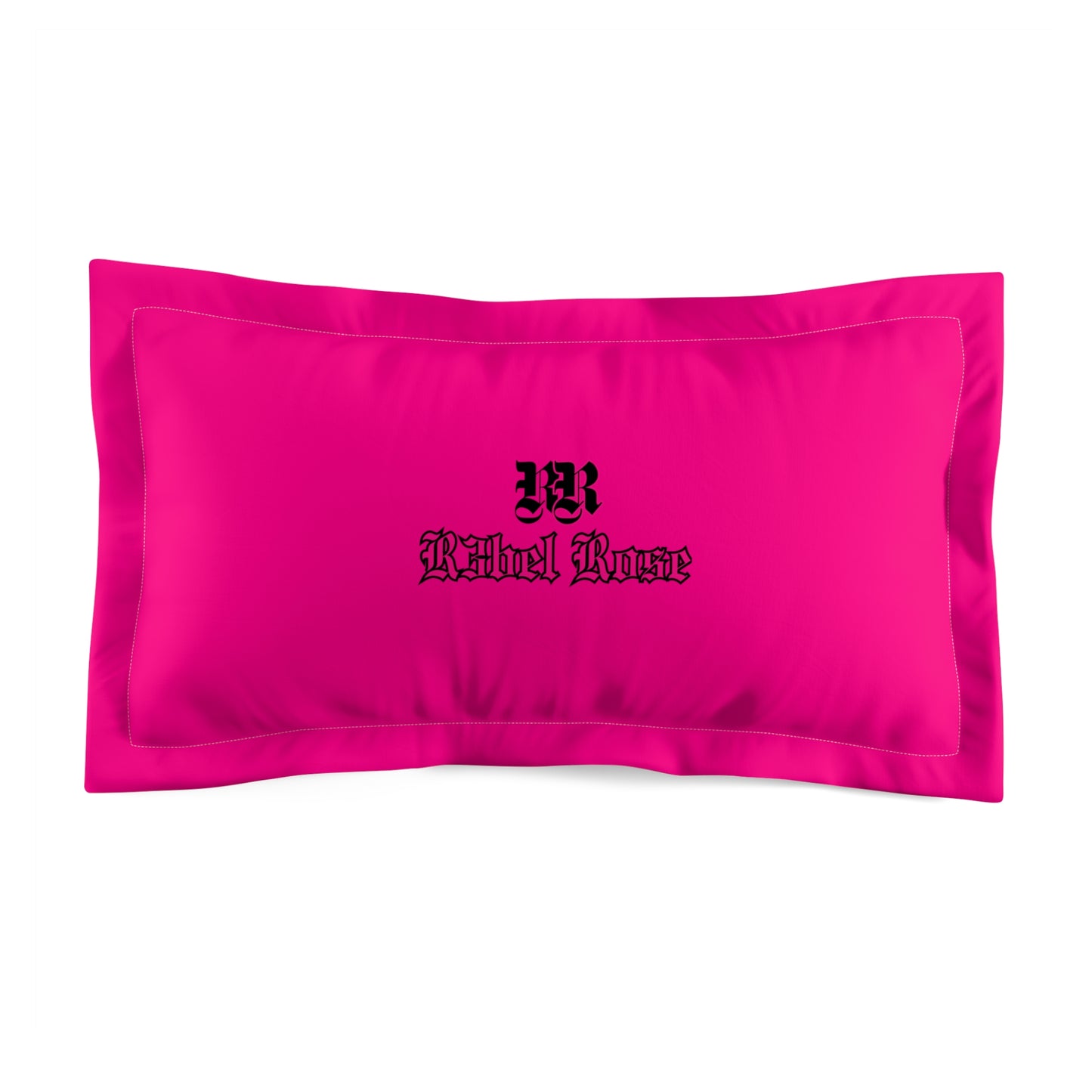 Pink Microfiber Pillow Sham