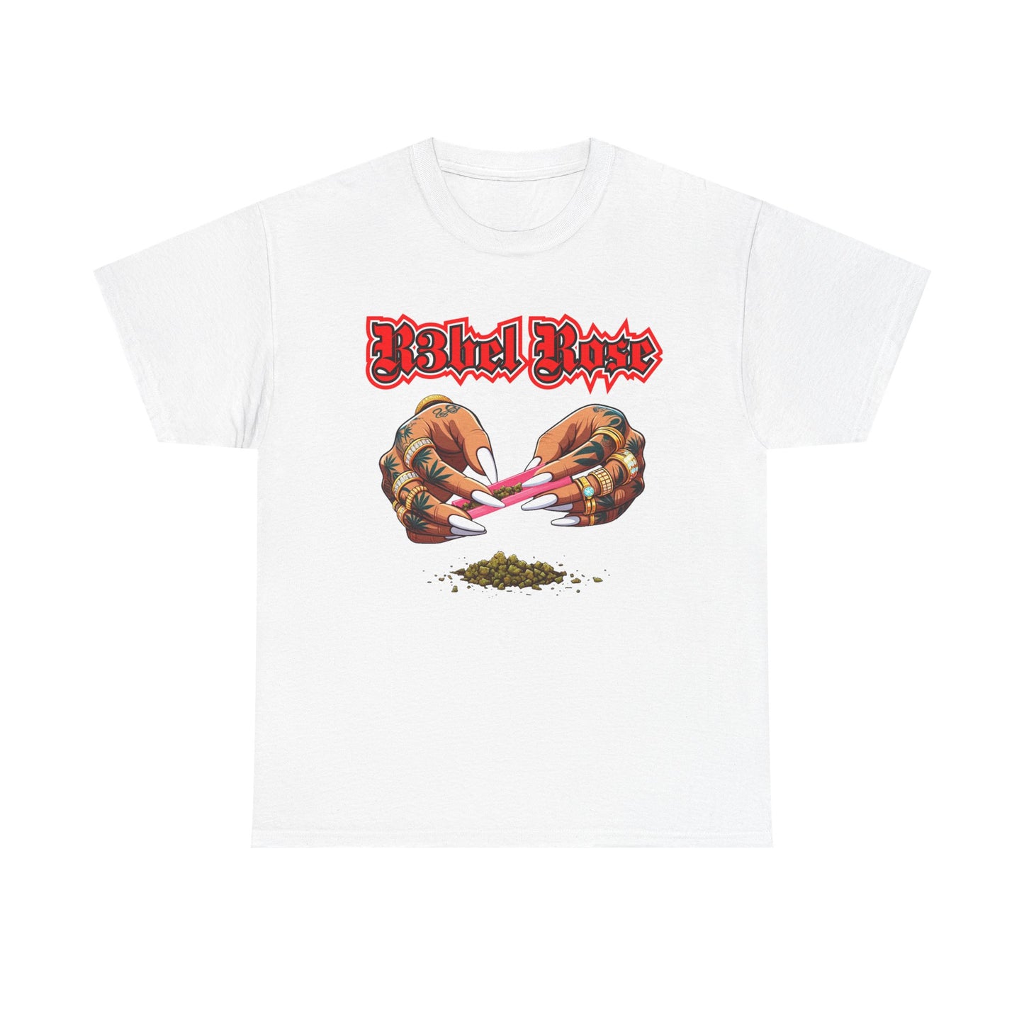 Red Roll Up Tee