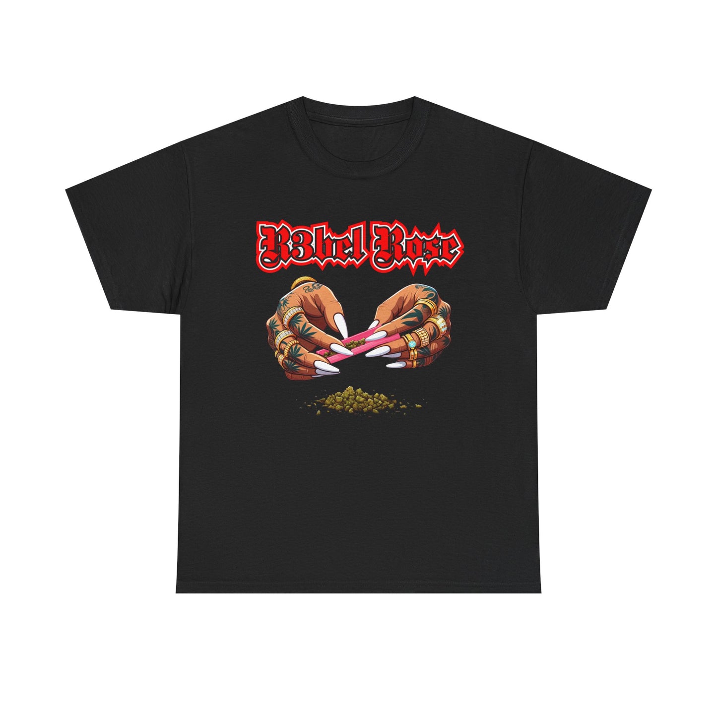 Red Roll Up Tee