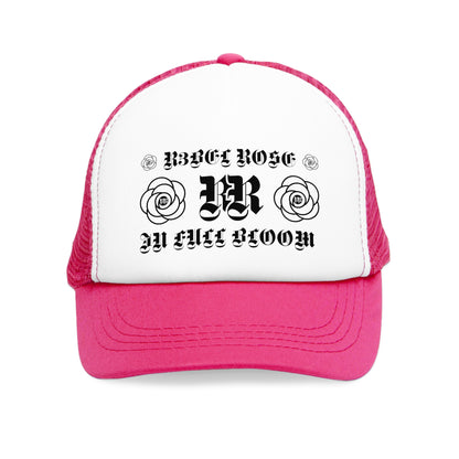 Black RR in Full Bloom Mesh Cap