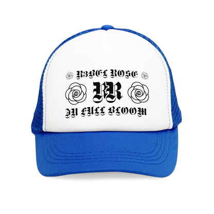 Black RR in Full Bloom Mesh Cap