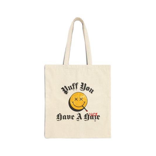 Puff You Canvas Tote