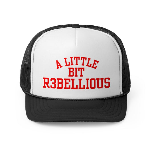 A Little Bit R3bellious Red Trucker